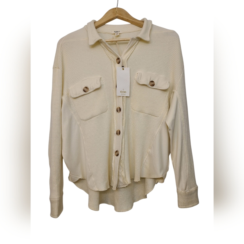 Dylan By True Grit $135 Waffle Ryder Jacket NWT Sz Med - Picture 6 of 8